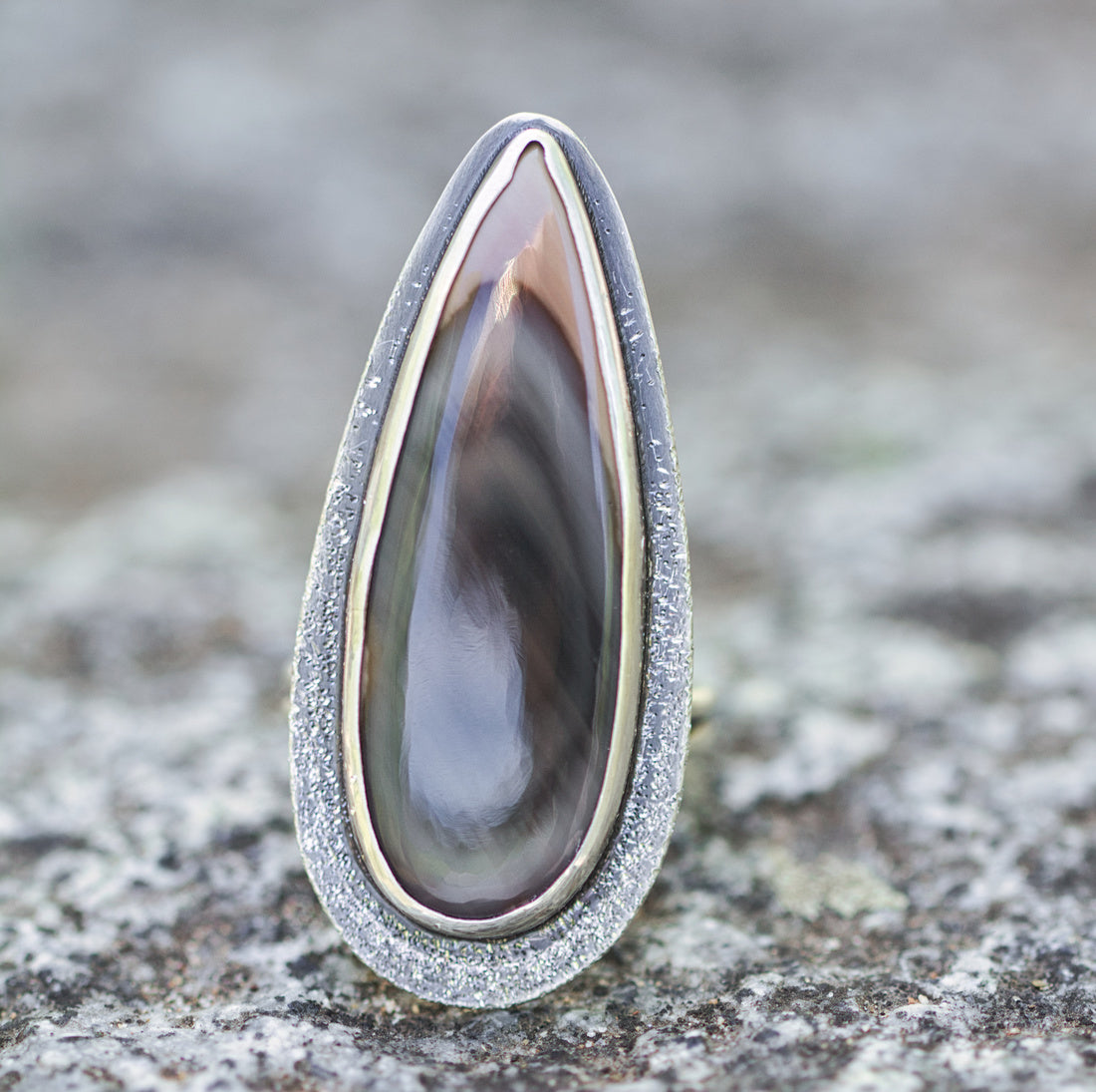 Serenity Royal Imperial Jasper Ring-Terra Rustica Jewelry