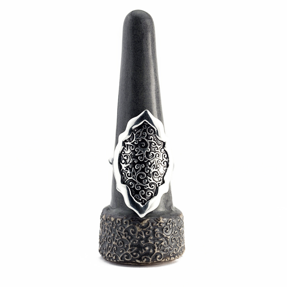 Swirl Leaf Moroccan Ring-Terra Rustica Jewelry