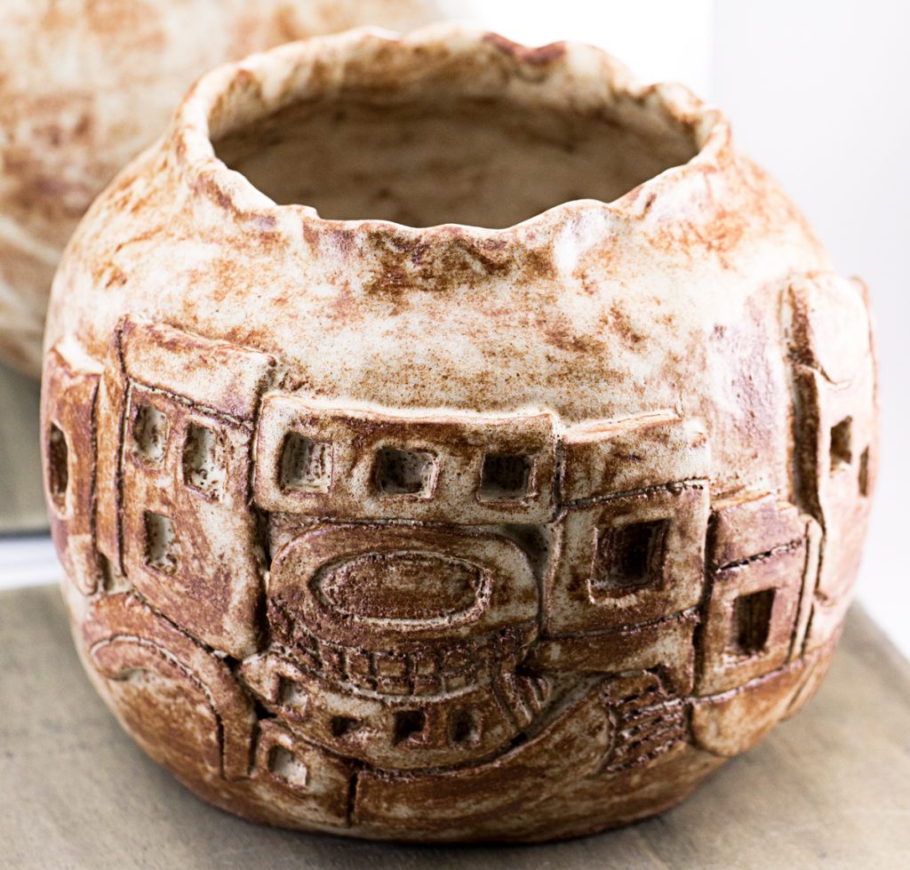 Anasazi inspired pot