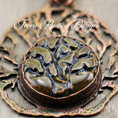 Deep Roots tree of life necklace