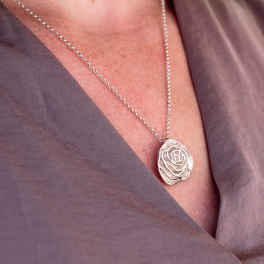 My Sweet Rose Flower Necklace-Terra Rustica Jewelry