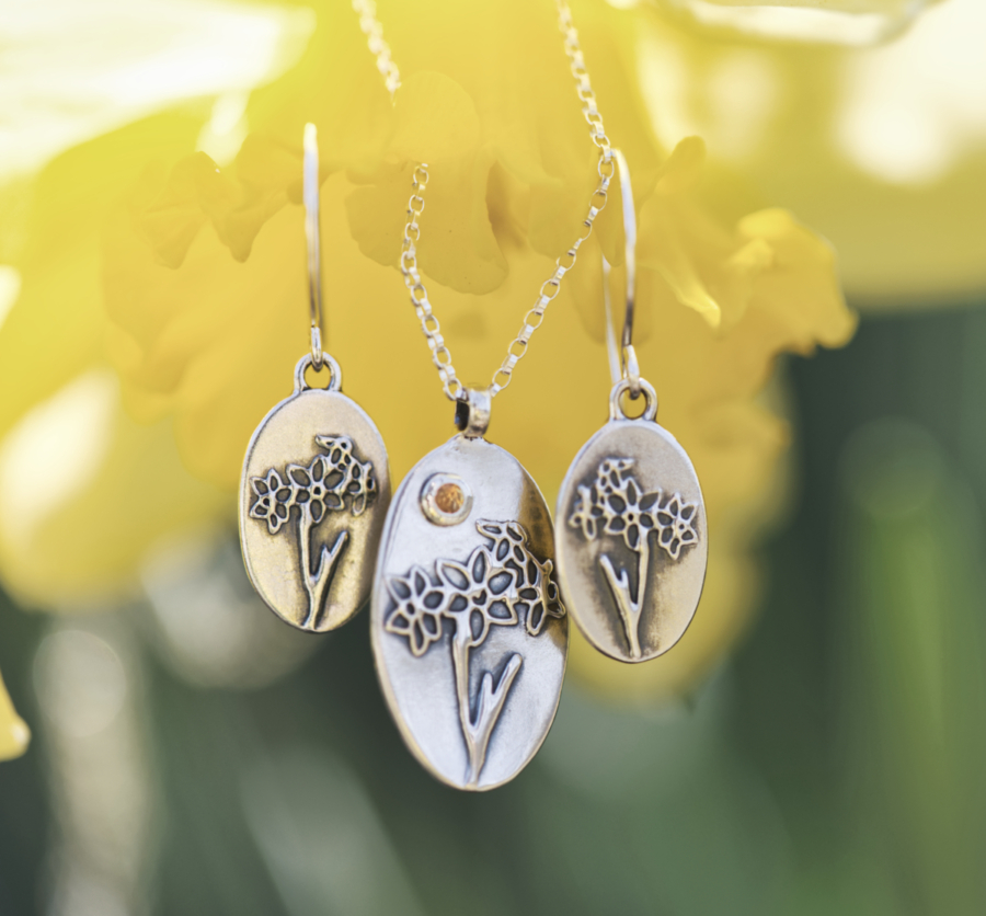 Daffodil Jewelry Set